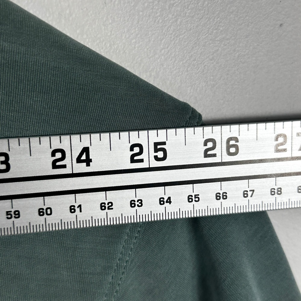 Lululemon Softstreme Perfectly Oversized Cropped Crew Forrest Crew Womens Sz 10 - Picture 11 of 16